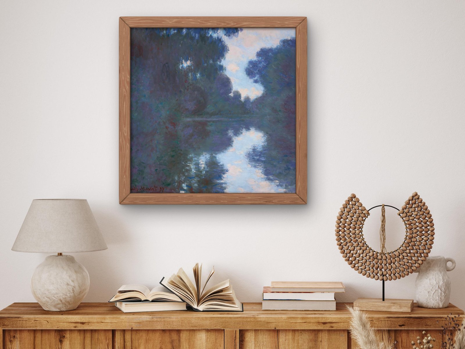 Matinée sur la Seine by Claude Monet, 1897, Impressionism, fine art print