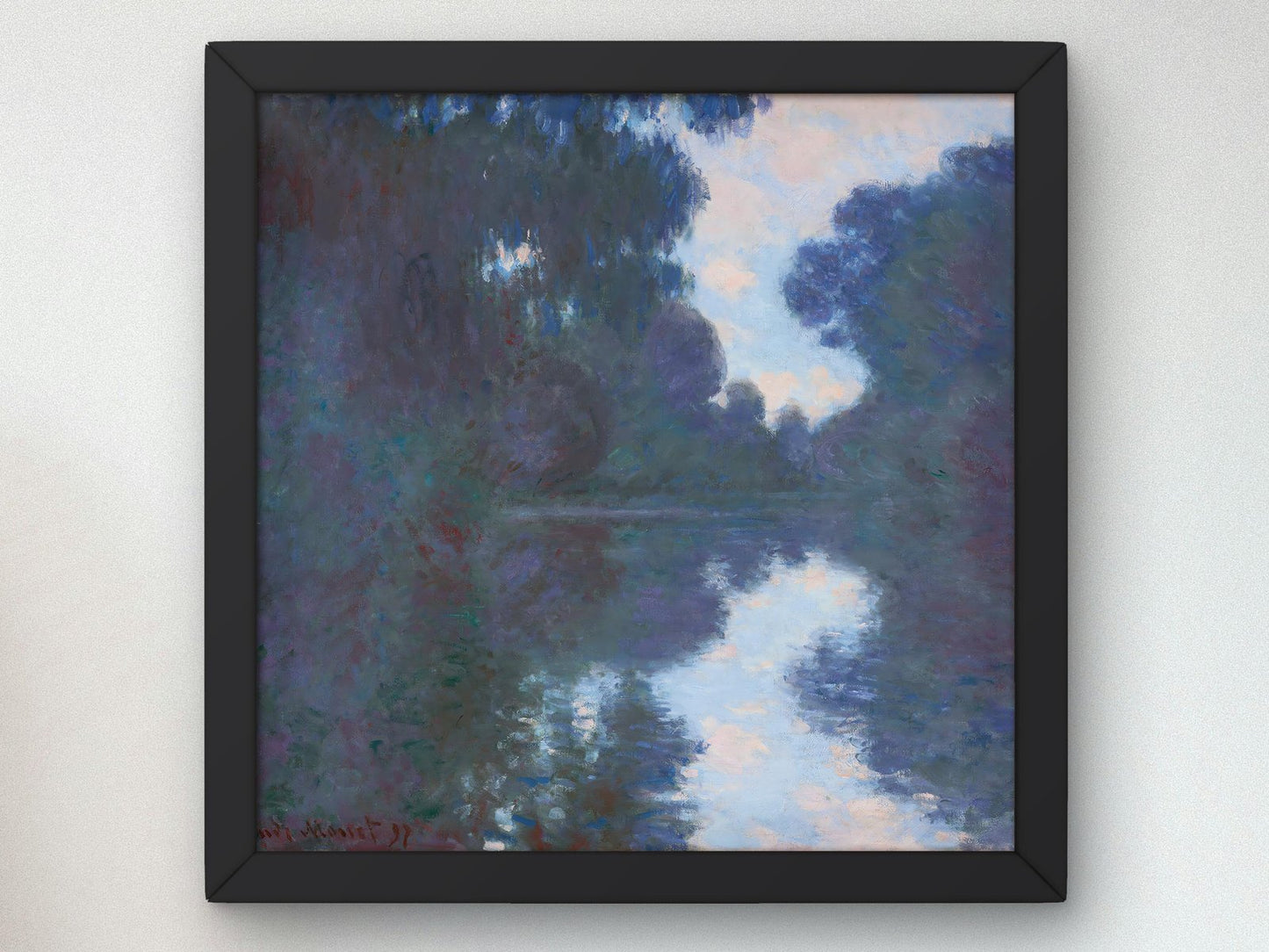 Matinée sur la Seine by Claude Monet, 1897, Impressionism, fine art print