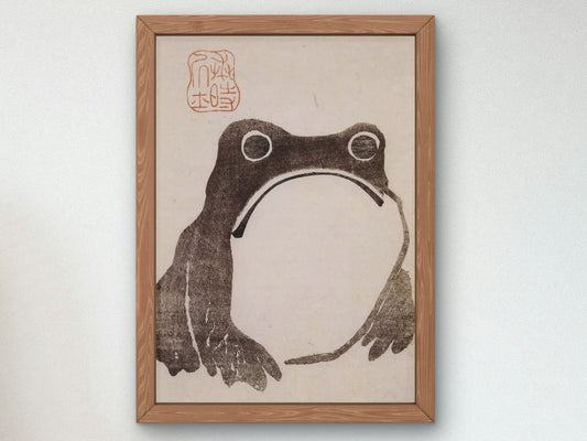 Frog by Matsumoto Hoji, Japanese Woodblock Prints, fine art print