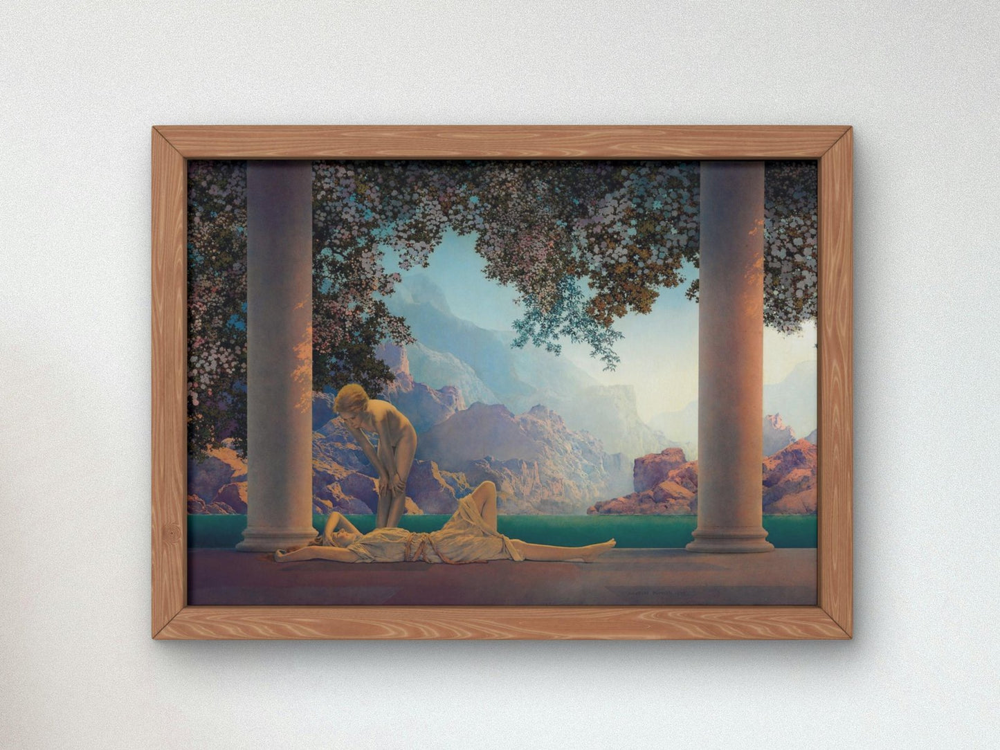 Daybreak by Maxfield Parrish, 1922, Art Deco and American Modernism, fine art print