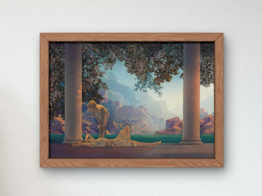 Daybreak by Maxfield Parrish, 1922, Art Deco and American Modernism, fine art print