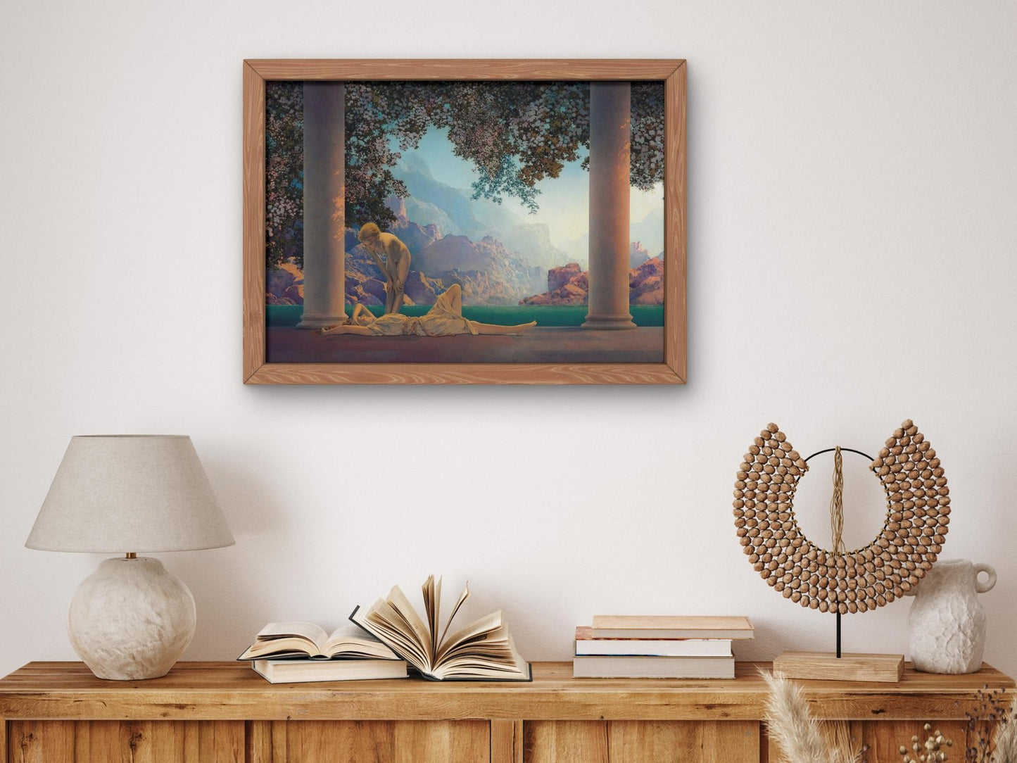 Daybreak by Maxfield Parrish, 1922, Art Deco and American Modernism, fine art print