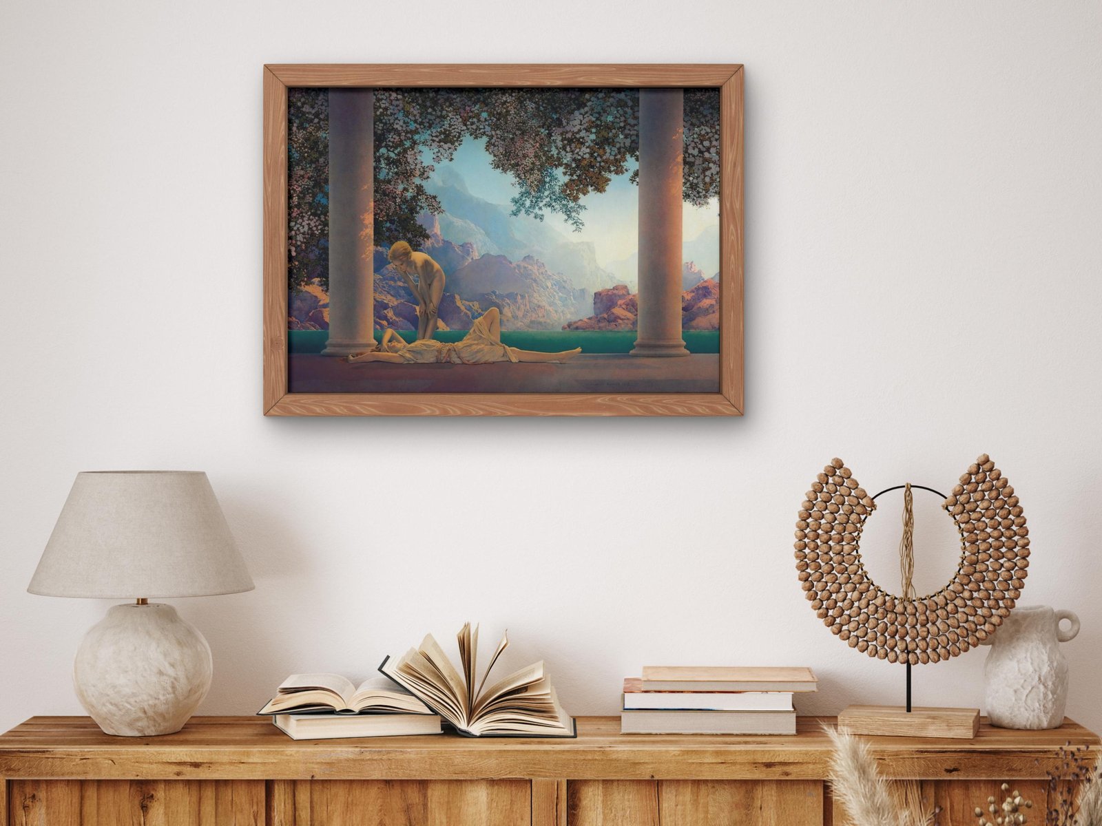 Daybreak by Maxfield Parrish, 1922, Art Deco and American Modernism, fine art print