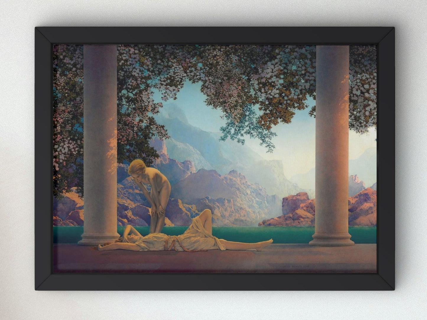 Daybreak by Maxfield Parrish, 1922, Art Deco and American Modernism, fine art print