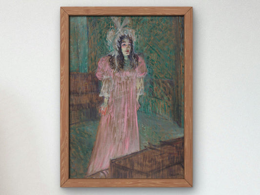 May Belfort by Henri de Toulouse-Lautrec, 1895, Art Nouveau and Belle Époque, fine art print