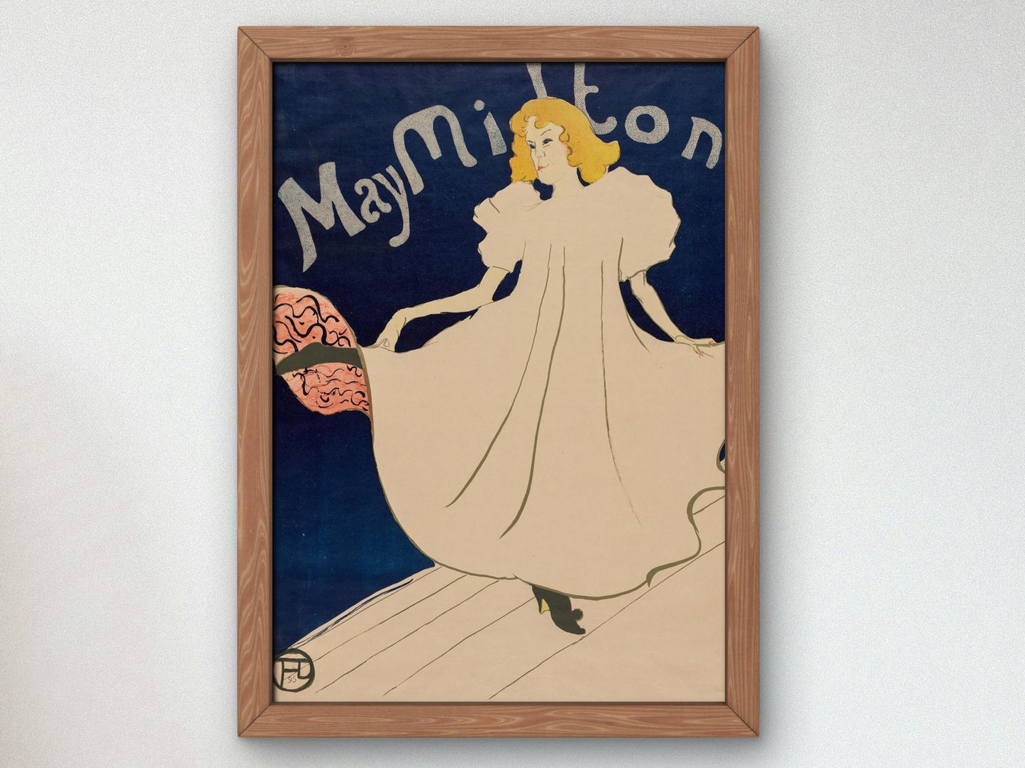 May Milton by Henri de Toulouse-Lautrec, 1895, Art Nouveau and Belle Époque, fine art print