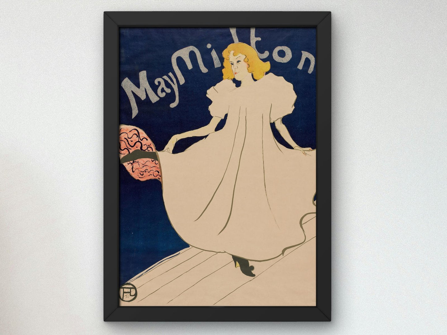May Milton by Henri de Toulouse-Lautrec, 1895, Art Nouveau and Belle Époque, fine art print