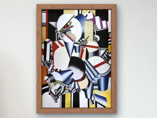 Mechanical Compositions by Fernand Léger, 1920, Cubism and Abstract Art, fine art print