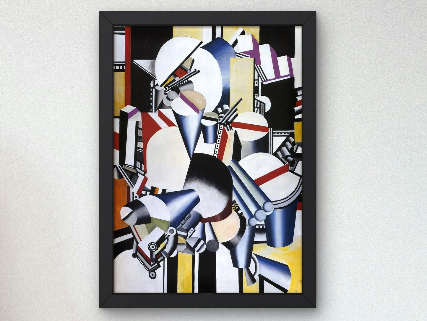 Mechanical Compositions by Fernand Léger, 1920, Cubism and Abstract Art, fine art print