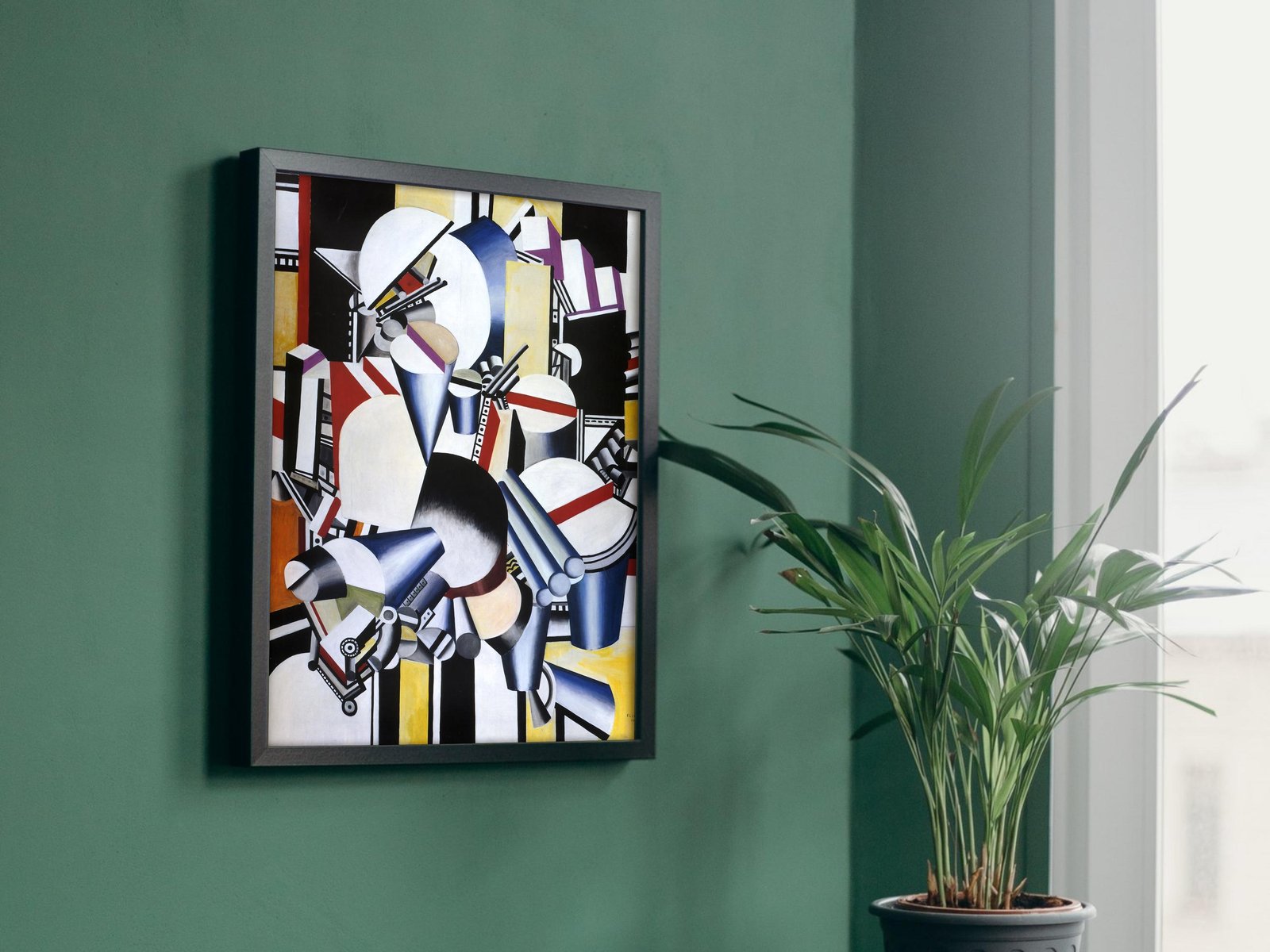 Mechanical Compositions by Fernand Léger, 1920, Cubism and Abstract Art, fine art print