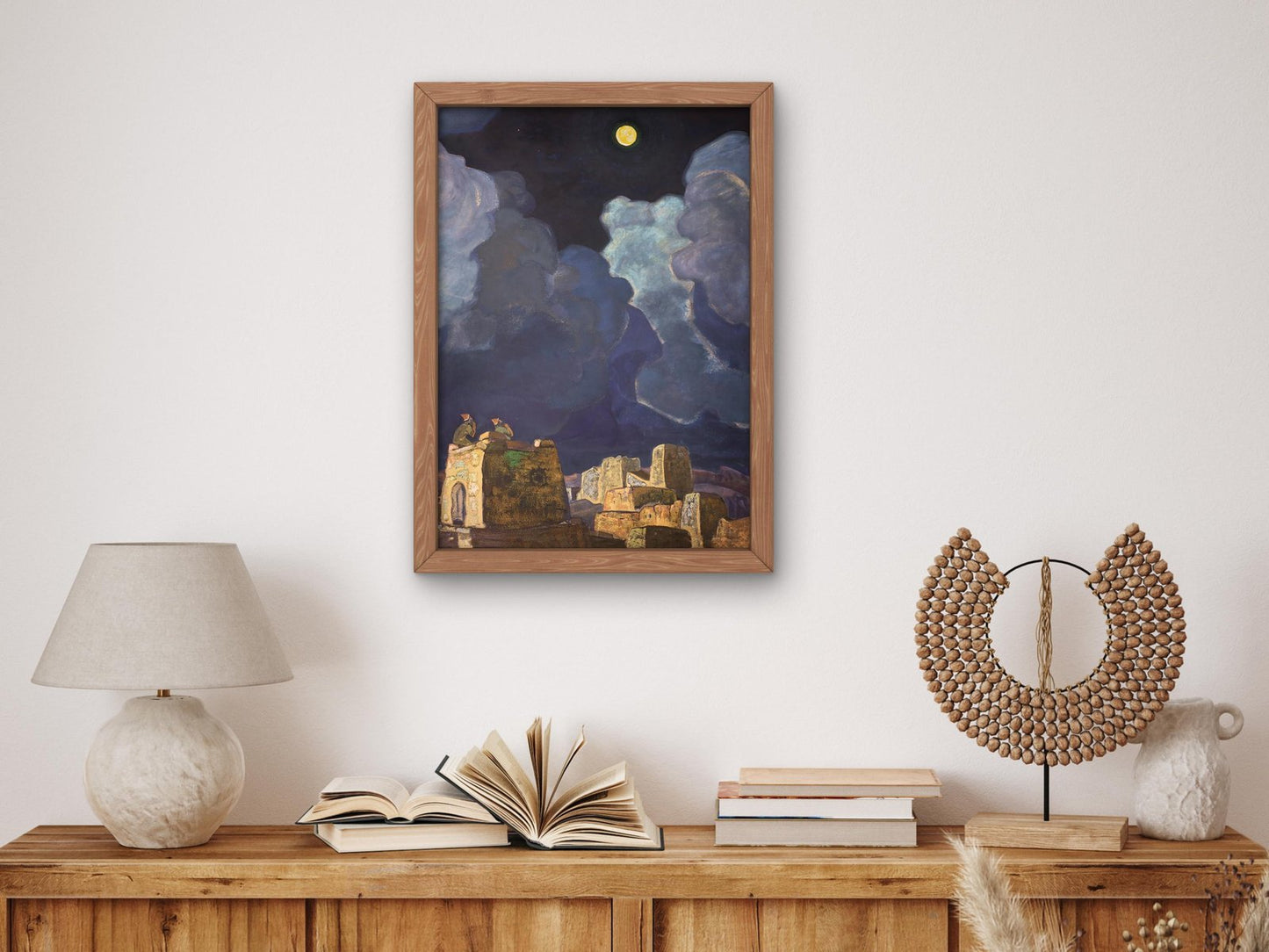 Mekheski Moon People by Nicolas Roerich, 1915, Symbolism and Modern Art, fine art print