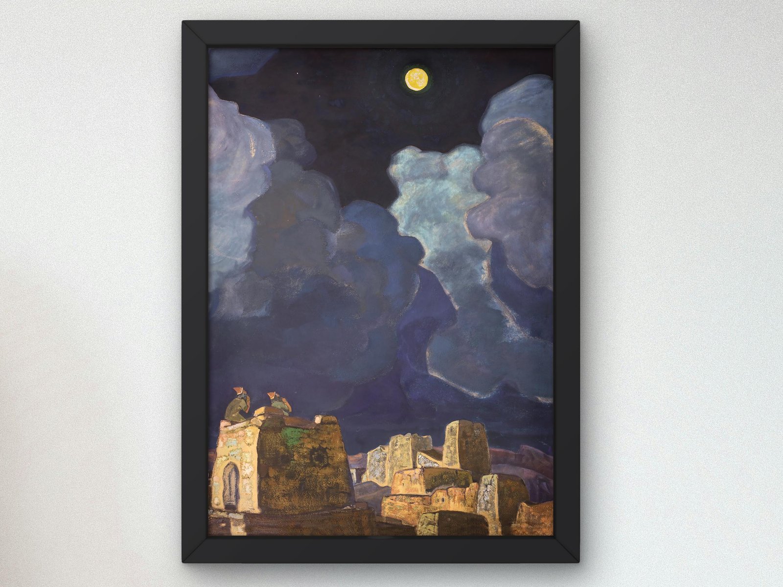 Mekheski Moon People by Nicolas Roerich, 1915, Symbolism and Modern Art, fine art print