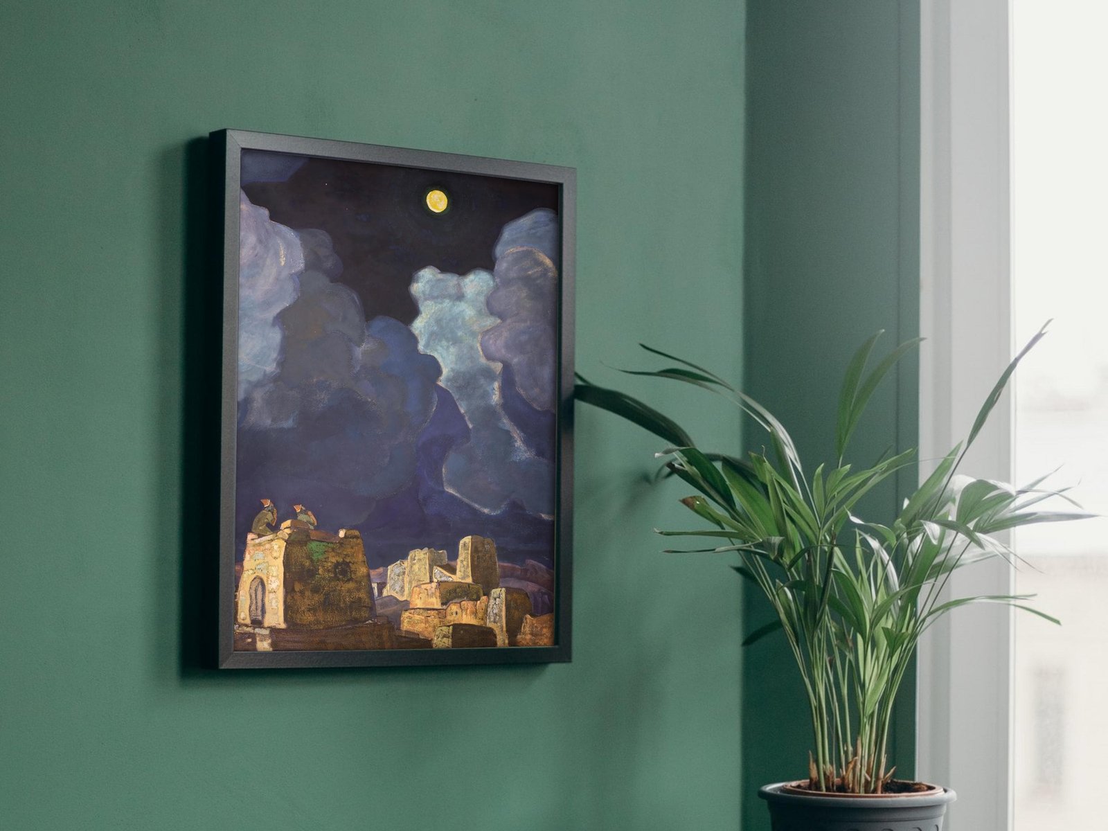 Mekheski Moon People by Nicolas Roerich, 1915, Symbolism and Modern Art, fine art print