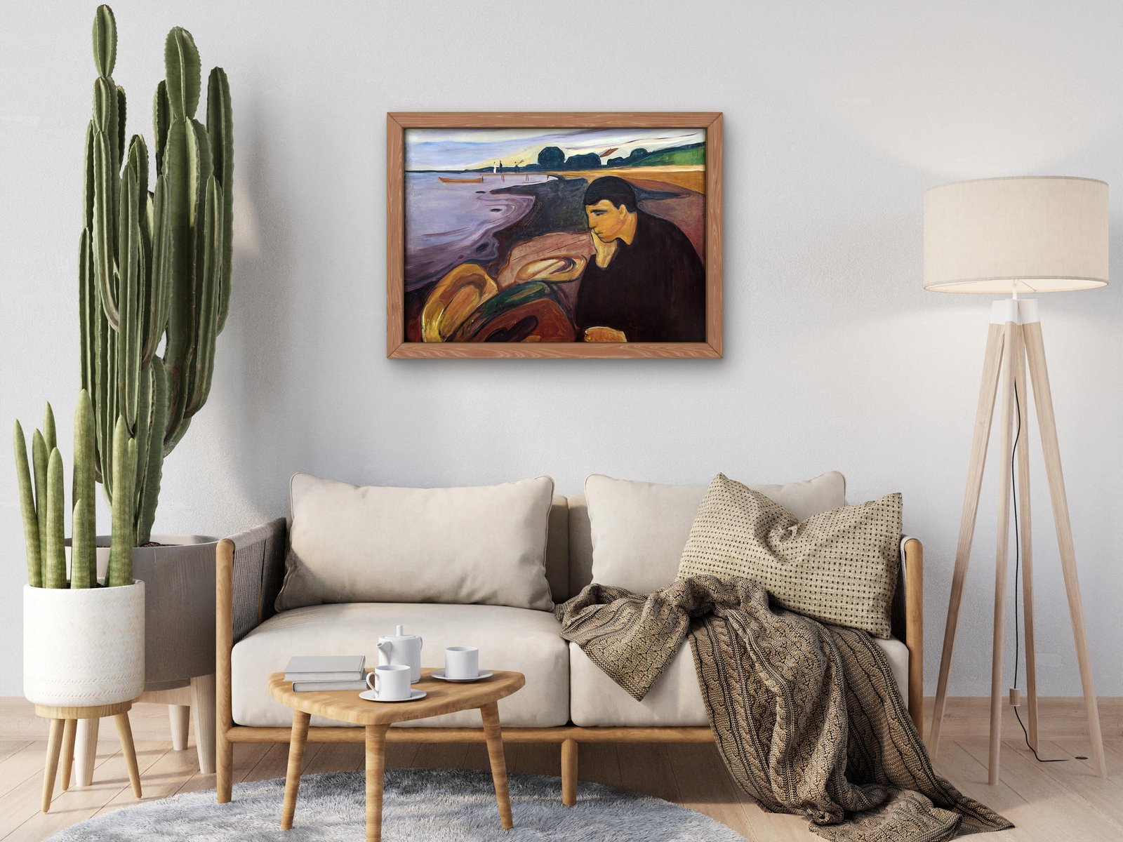 Melancholy by Edvard Munch, 1894, Expressionism and Fauvism, fine art print