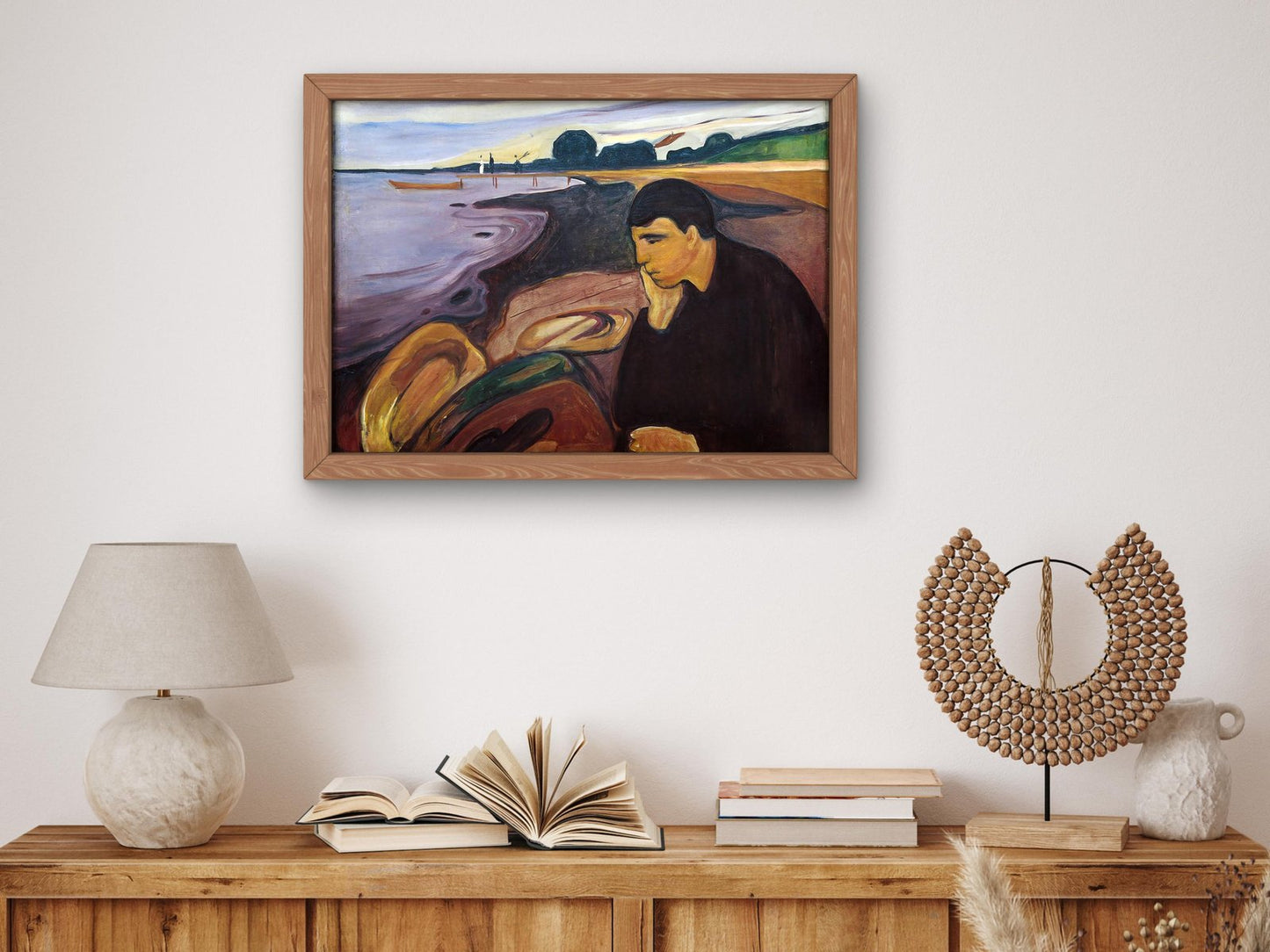 Melancholy by Edvard Munch, 1894, Expressionism and Fauvism, fine art print
