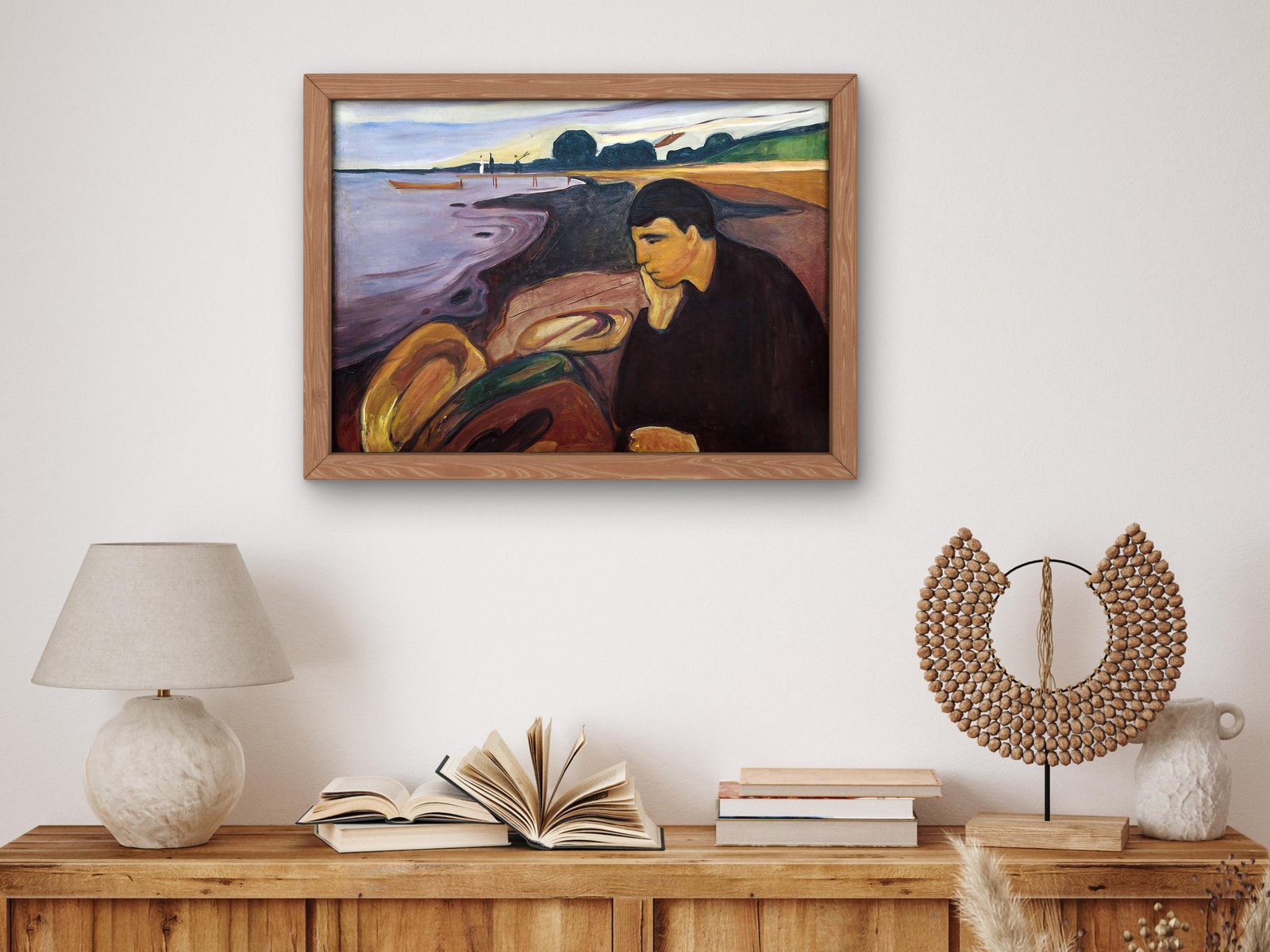 Melancholy by Edvard Munch, 1894, Expressionism and Fauvism, fine art print