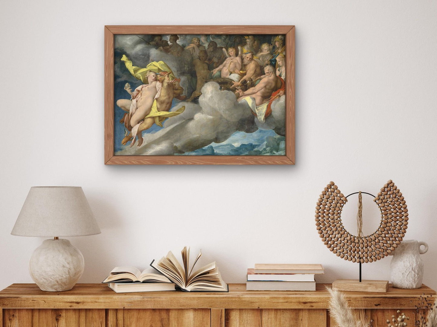 Mercury Carriers Psyche to Mount Olympus by Bartholomaeus Spranger, 1576, Mythology and Allegory, fine art print