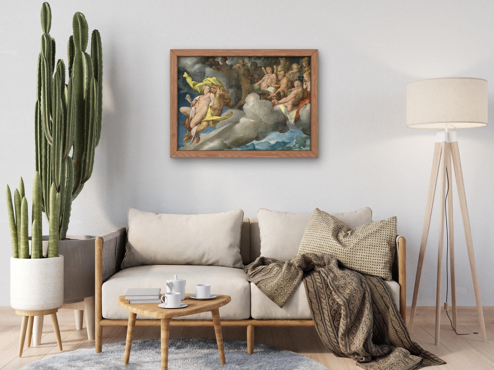 Mercury Carriers Psyche to Mount Olympus by Bartholomaeus Spranger, 1576, Mythology and Allegory, fine art print