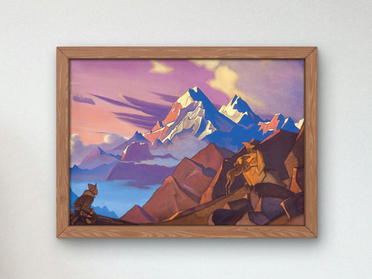 Mercy by Nicolas Roerich, 1936, Surrealism and Modern Art, fine art print