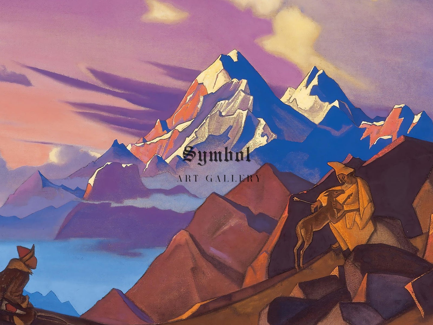 Mercy by Nicolas Roerich, 1936, Surrealism and Modern Art, fine art print