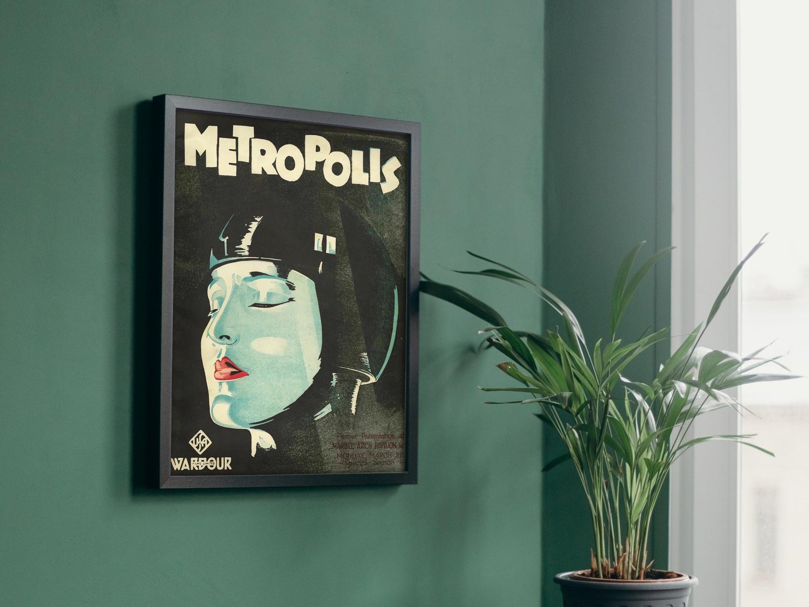 Metropolis 1927 vintage movie advertisement, Vintage Ads and Posters movement, fine art print