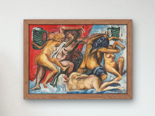 Artwork by Jose Clemente Orozco, 1944, Art Deco and American Modernism, fine art print