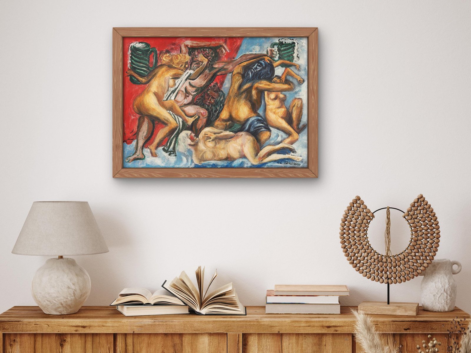 Artwork by Jose Clemente Orozco, 1944, Art Deco and American Modernism, fine art print