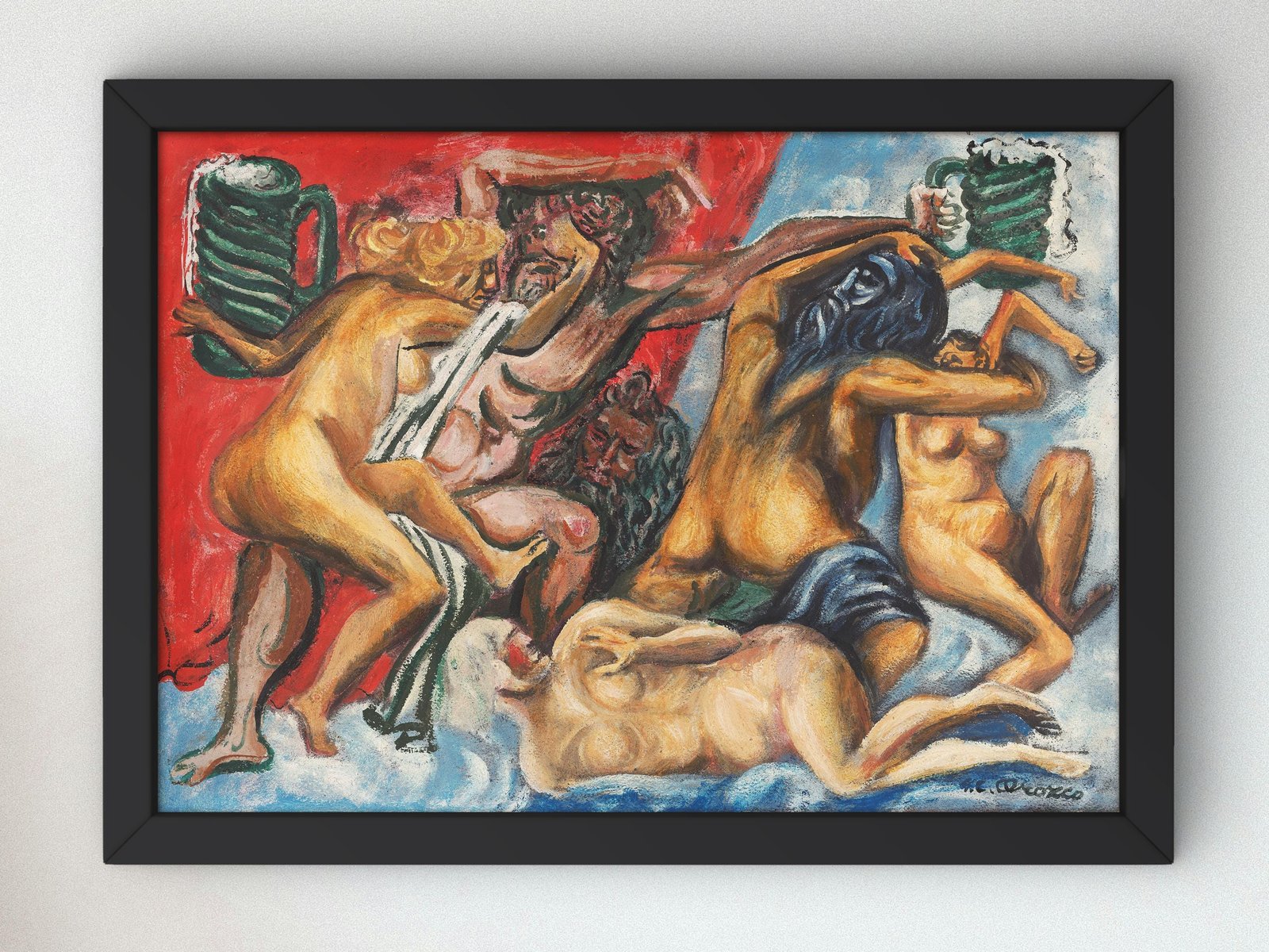 Artwork by Jose Clemente Orozco, 1944, Art Deco and American Modernism, fine art print