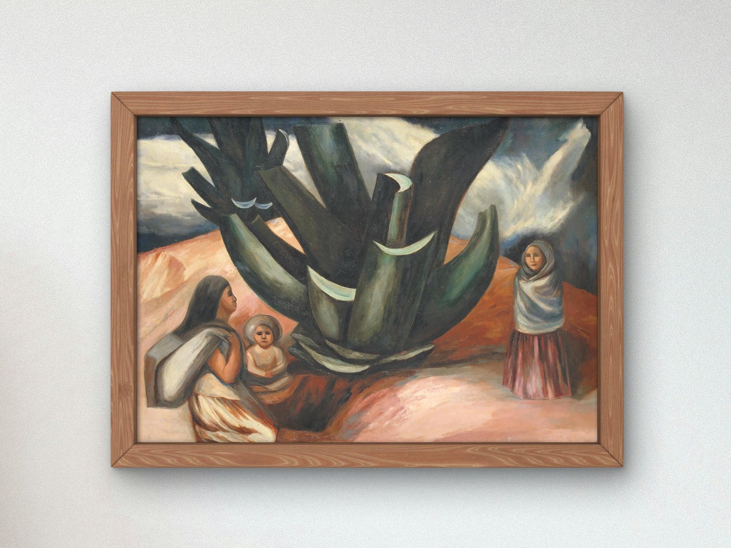Mexican Landscape by José Clemente Orozco, 1932, Art Deco and American Modernism, fine art print