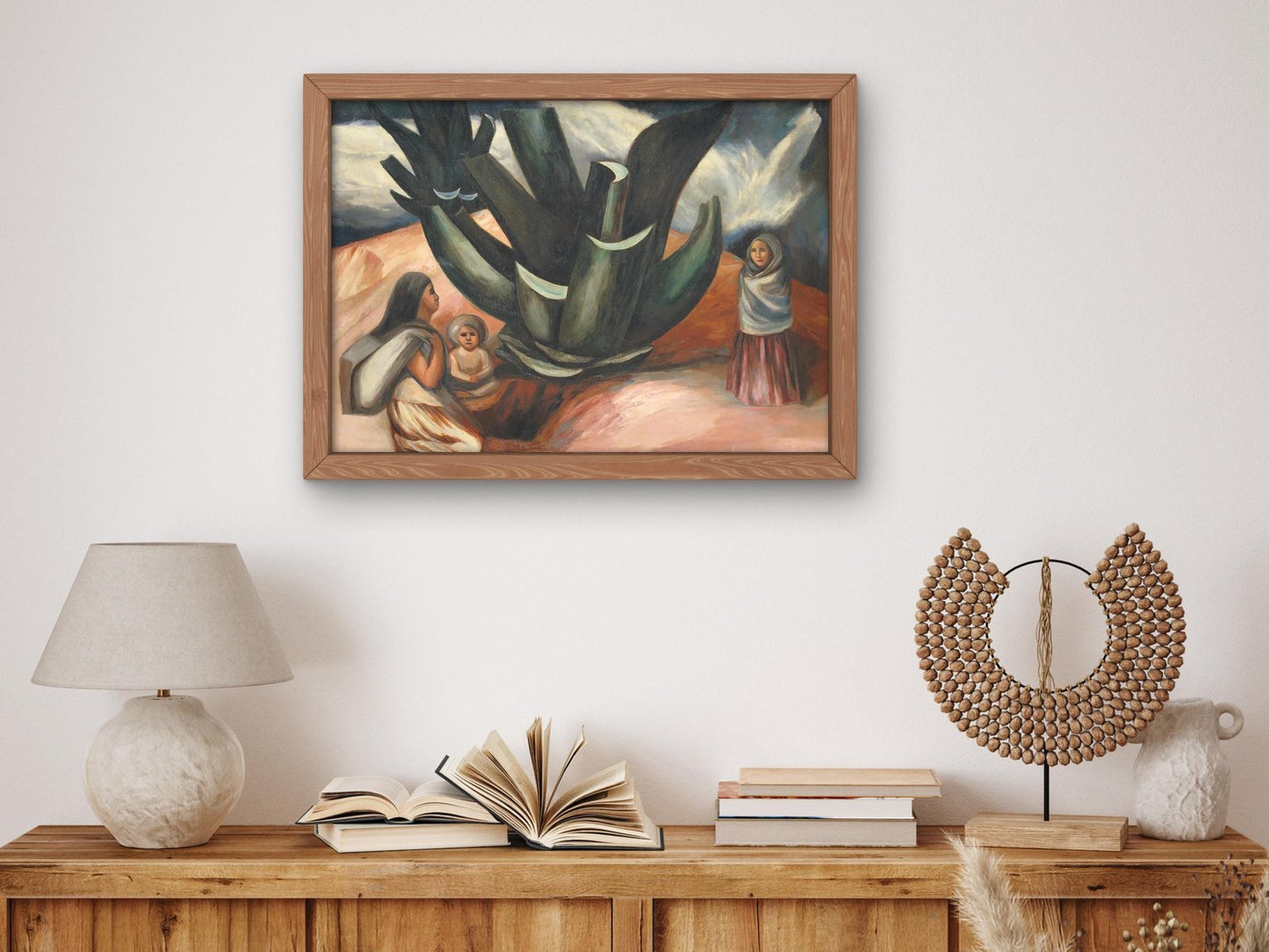 Mexican Landscape by José Clemente Orozco, 1932, Art Deco and American Modernism, fine art print