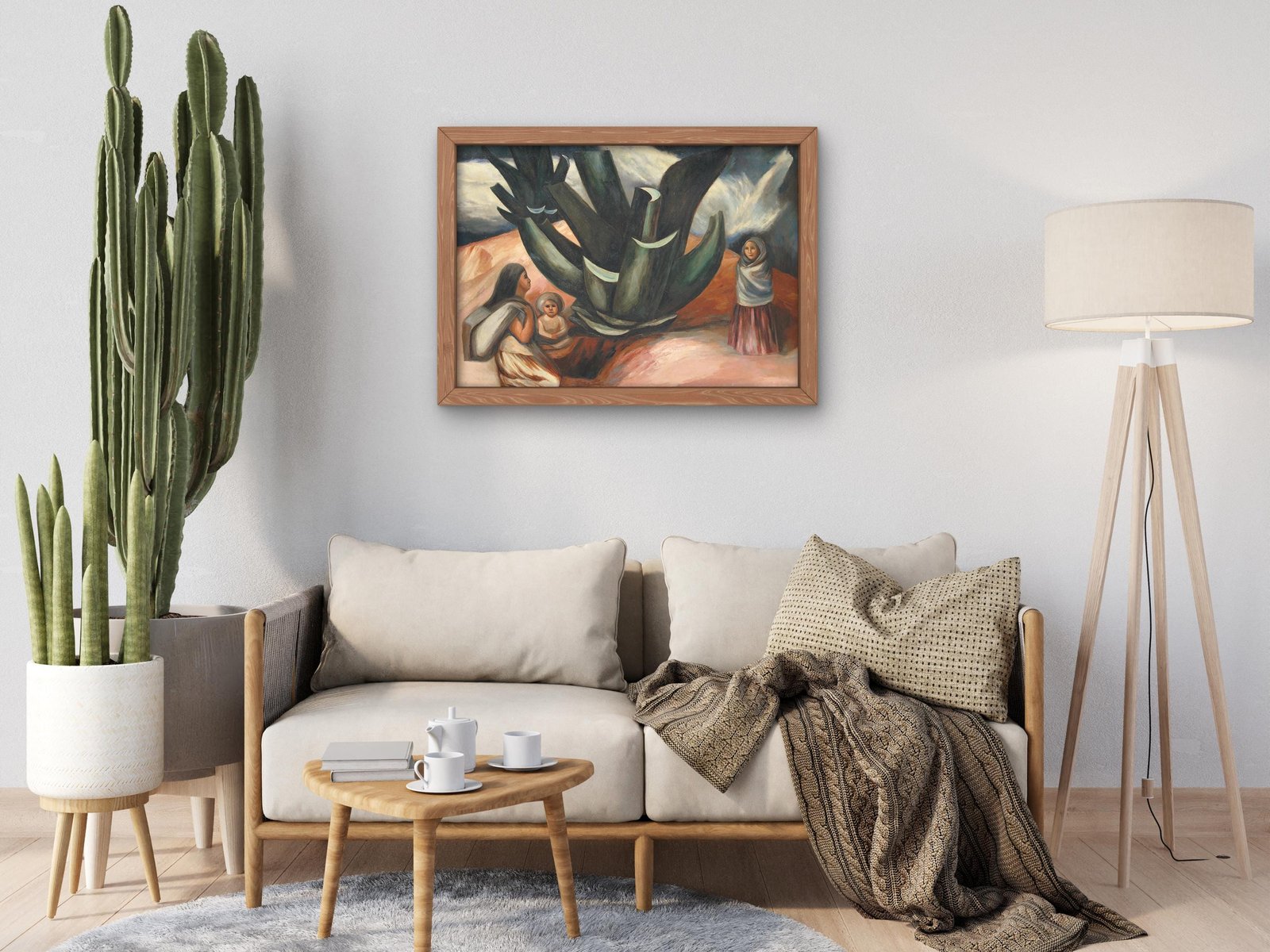 Mexican Landscape by José Clemente Orozco, 1932, Art Deco and American Modernism, fine art print
