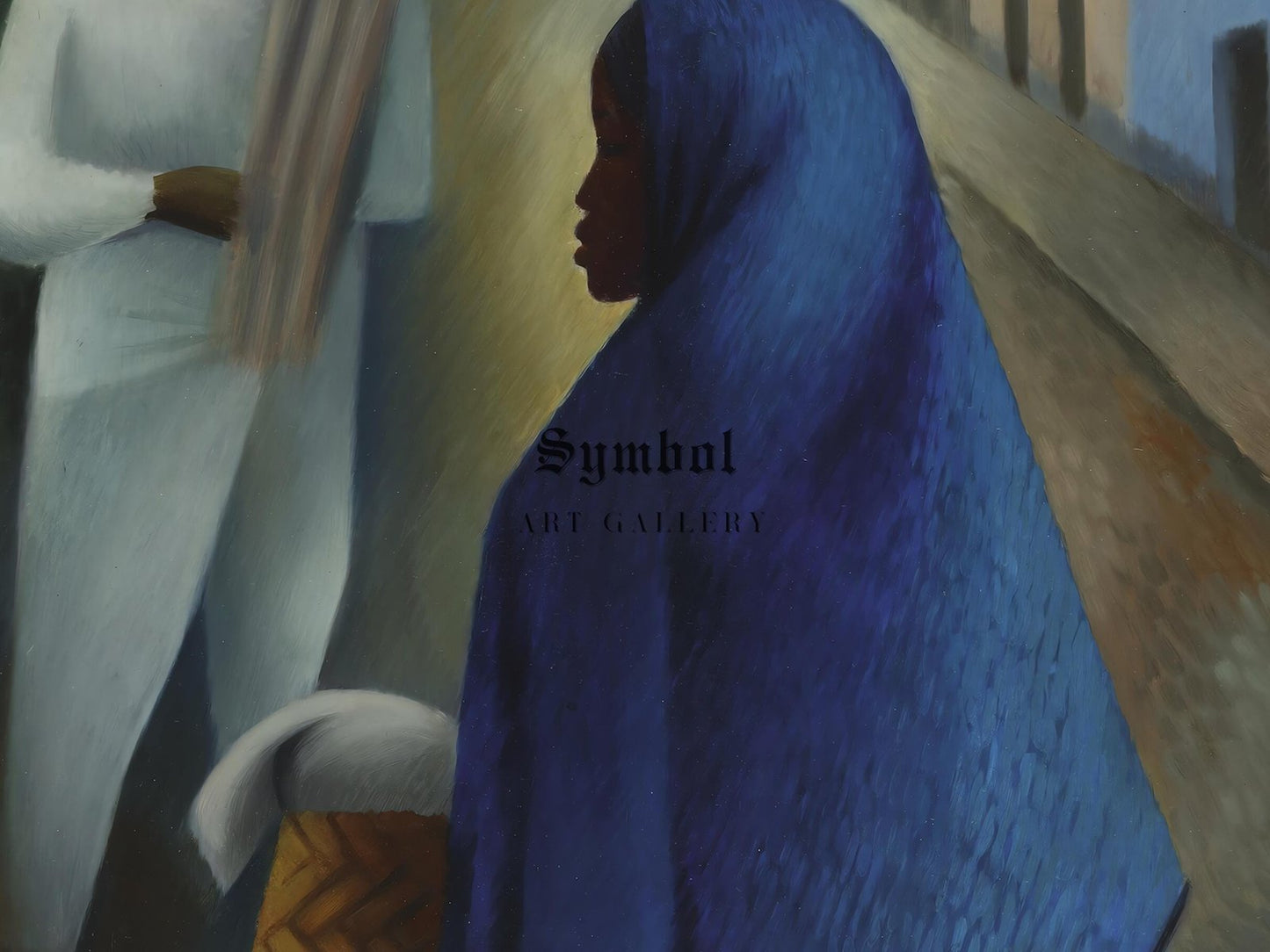 Mexican Street Scene by Miguel Covarrubias, 1935, Art Deco and American Modernism, fine art print