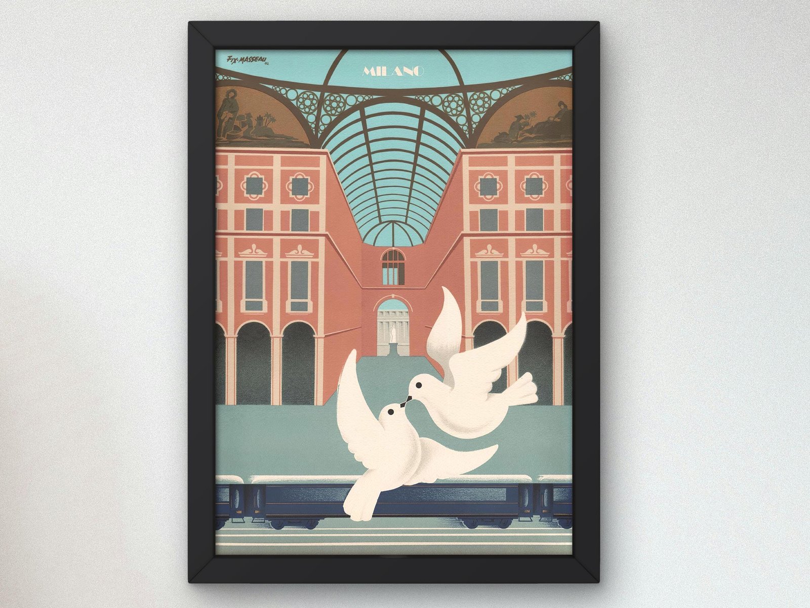 Milano Orient Express by Pierre Fix-Masseau, 1930, Art Deco and American Modernism, fine art print