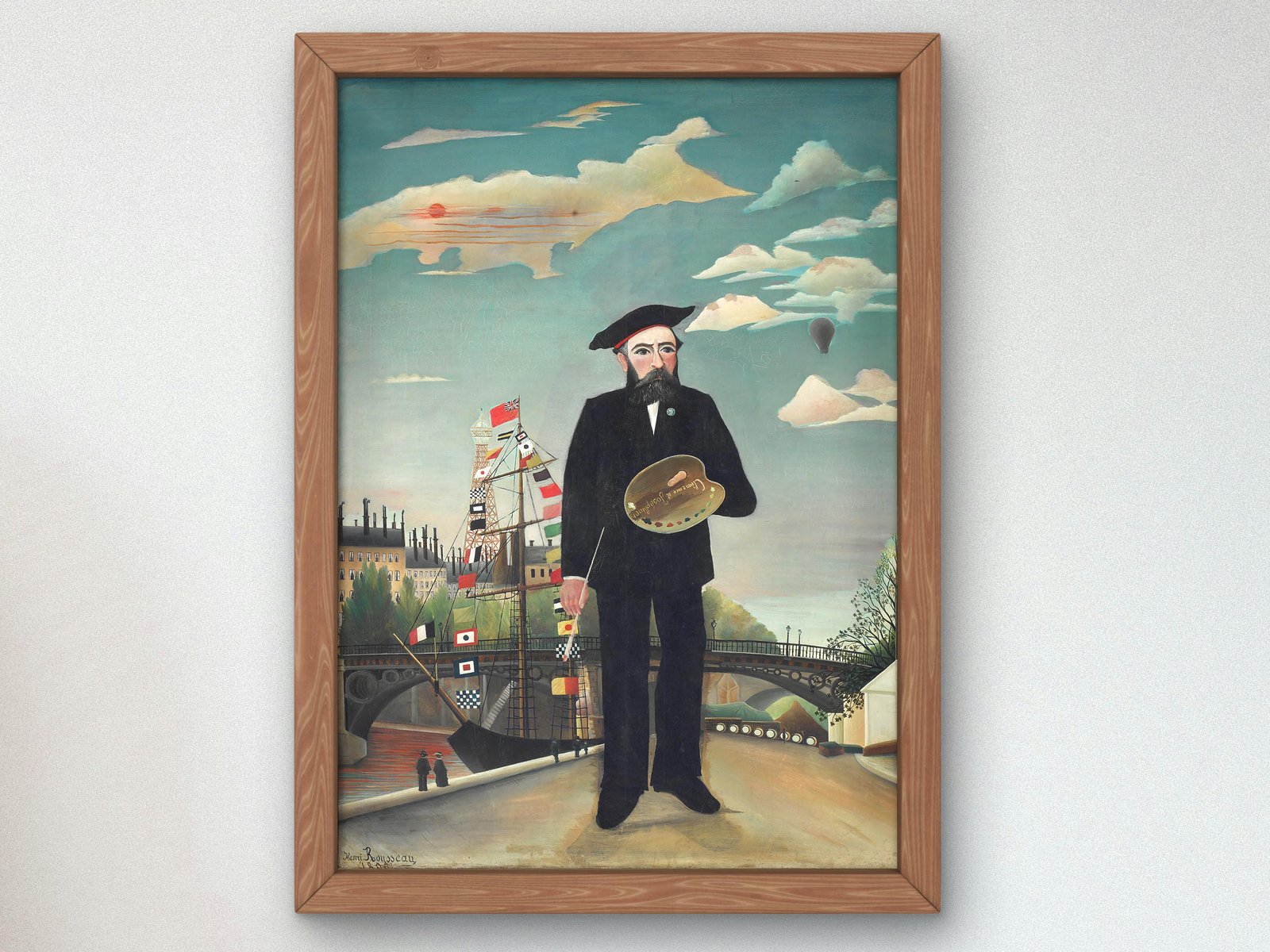 Moi-même by Henri Rousseau, 1890, Post-Impressionism, fine art print