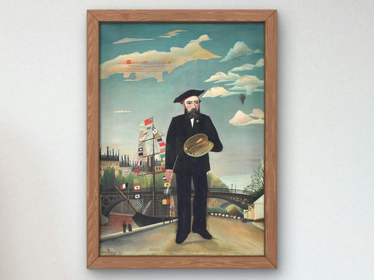 Moi-même by Henri Rousseau, 1890, Post-Impressionism, fine art print