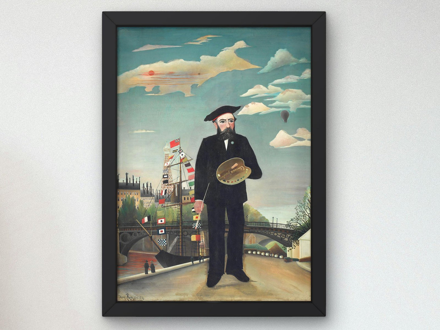 Moi-même by Henri Rousseau, 1890, Post-Impressionism, fine art print