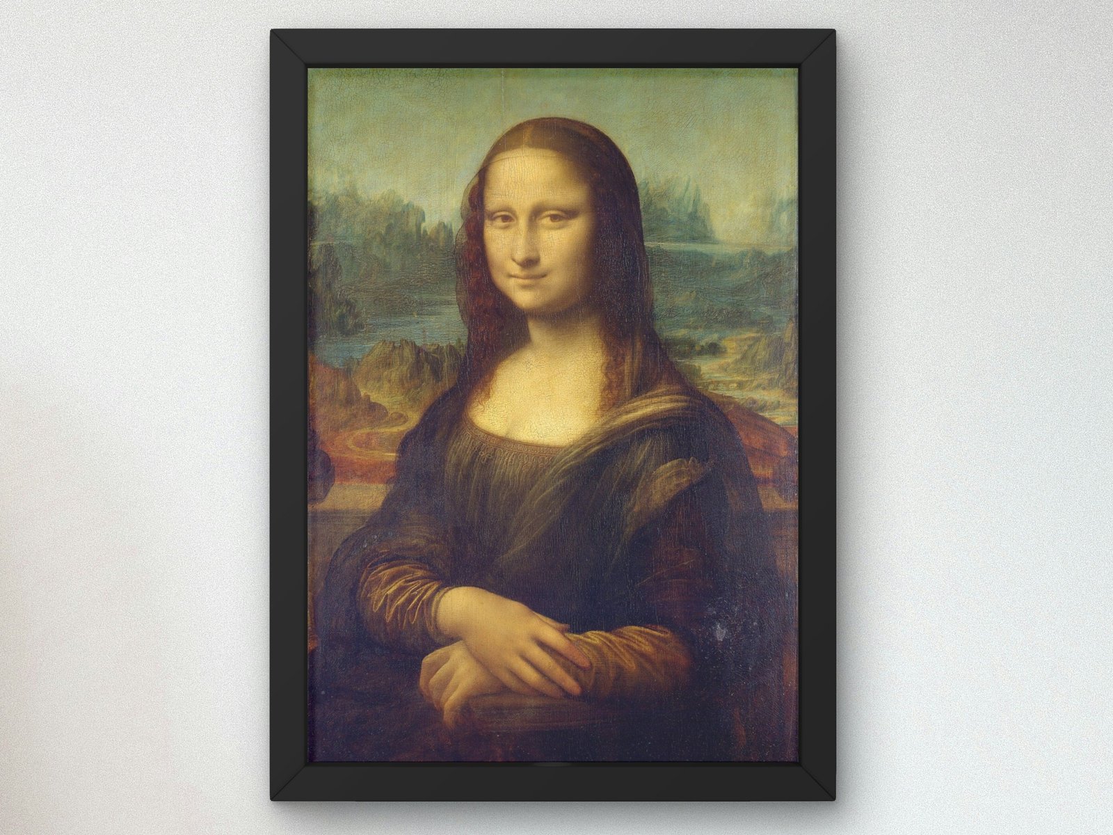 Mona Lisa by Leonardo da Vinci, 1503, Renaissance, fine art print