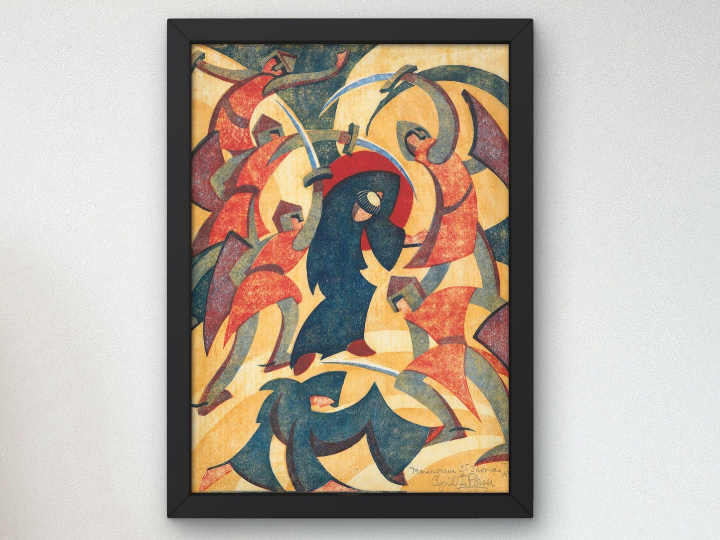 Monseigneur St Thomas by Cyril Power, 1931, Art Deco and American Modernism, fine art print