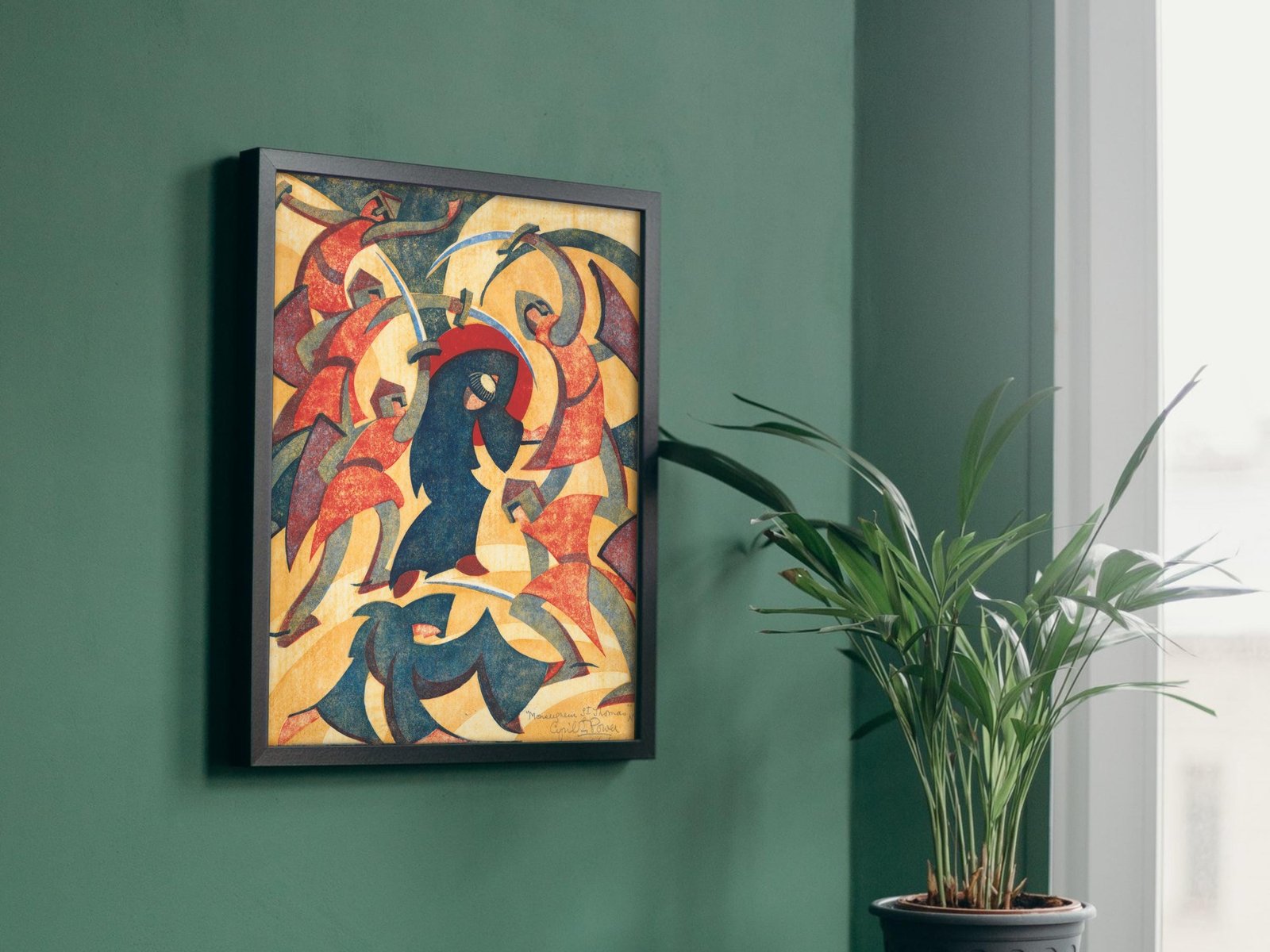 Monseigneur St Thomas by Cyril Power, 1931, Art Deco and American Modernism, fine art print