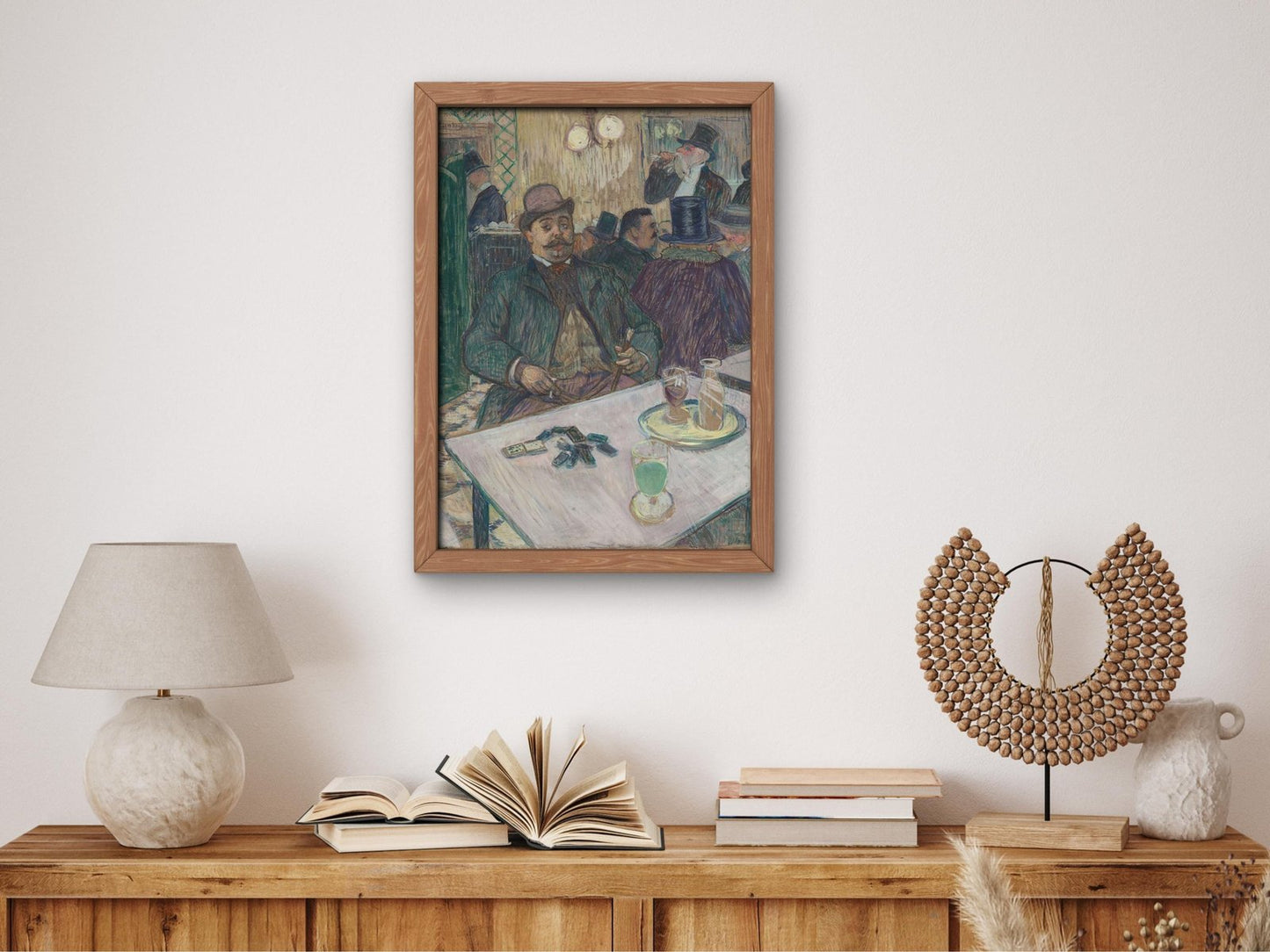 Monsieur Boileau at the Cafe by Henri de Toulouse Lautrec, 1893, Art Nouveau and Belle Époque, fine art print