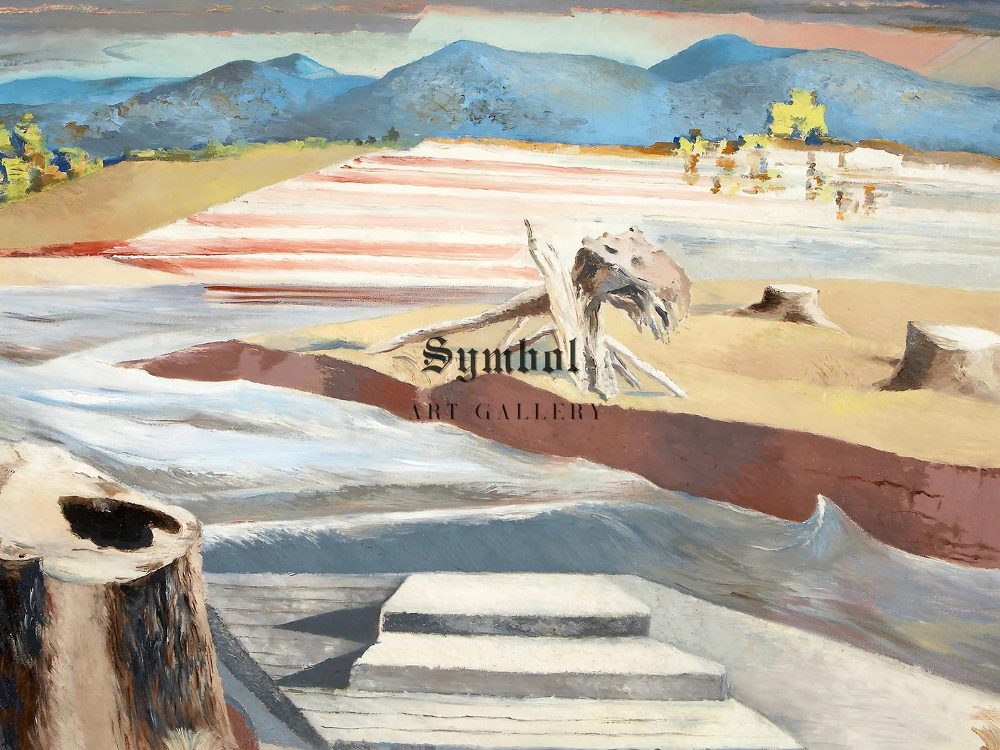 Monster Shore by Paul Nash, 1939, Surrealism and Modern Art, fine art print
