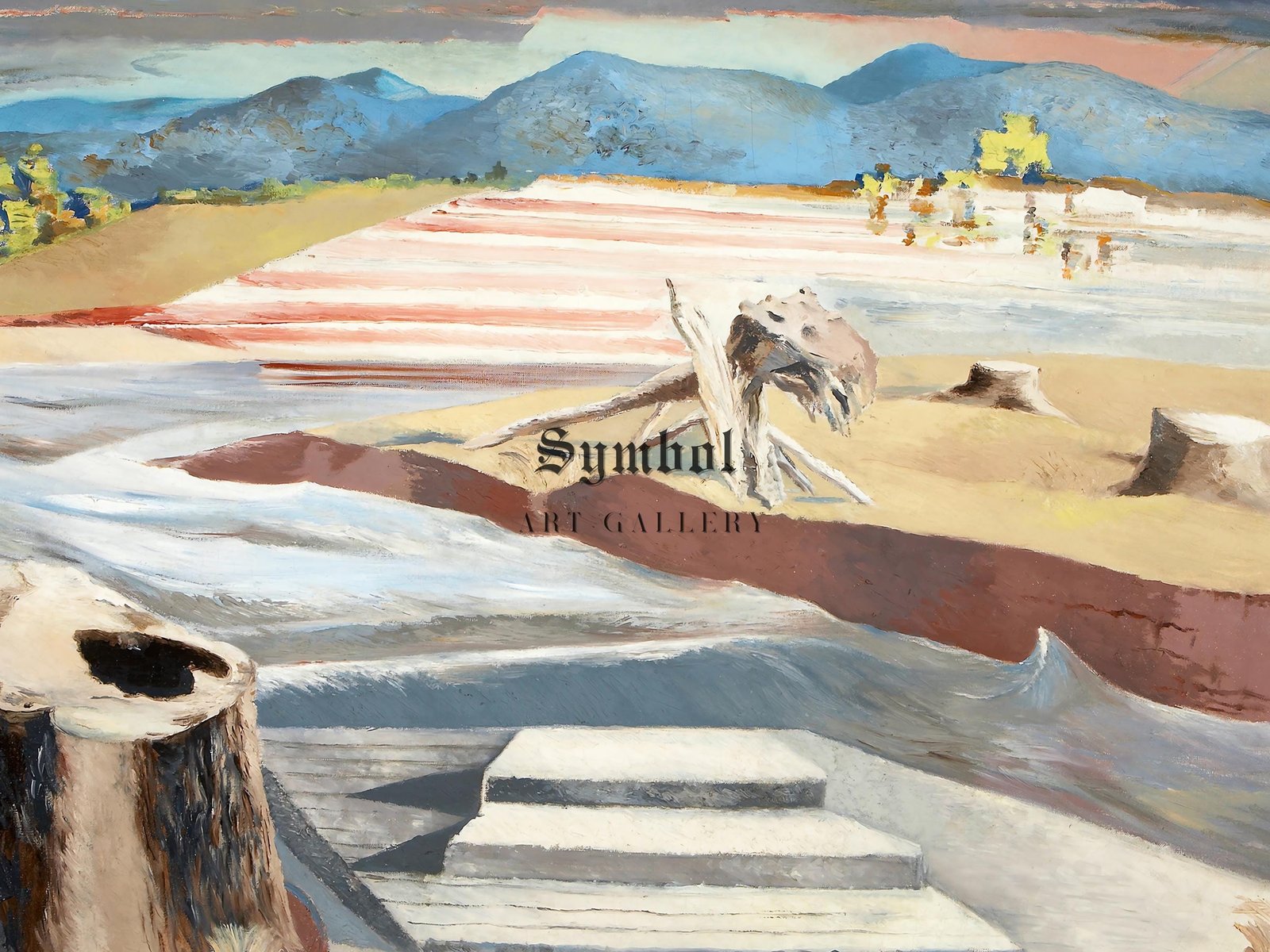Monster Shore by Paul Nash, 1939, Surrealism and Modern Art, fine art print