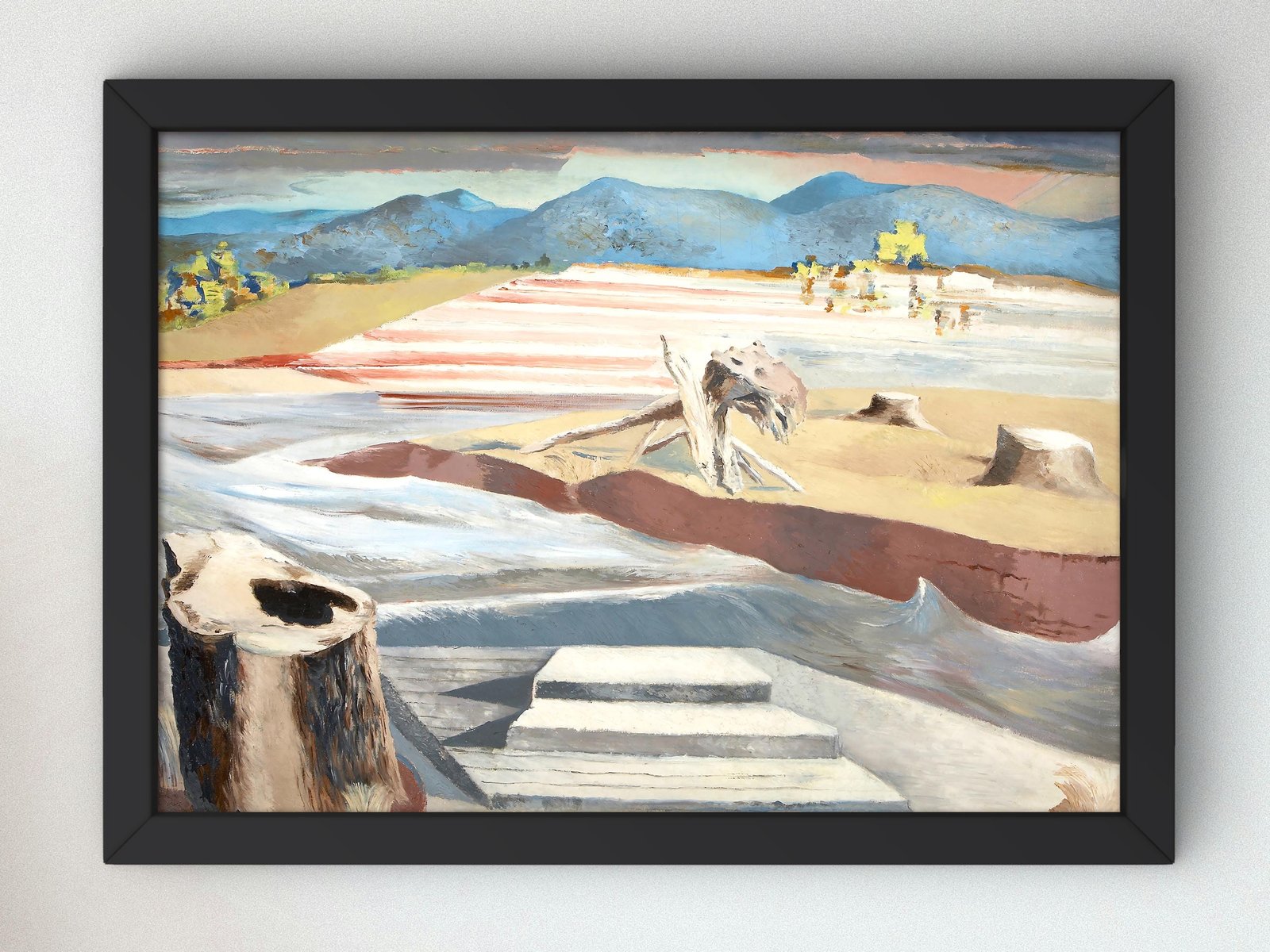 Monster Shore by Paul Nash, 1939, Surrealism and Modern Art, fine art print