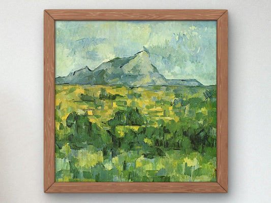 Mont Sainte Victoire by Paul Cézanne, 1904, Post Impressionism, fine art print