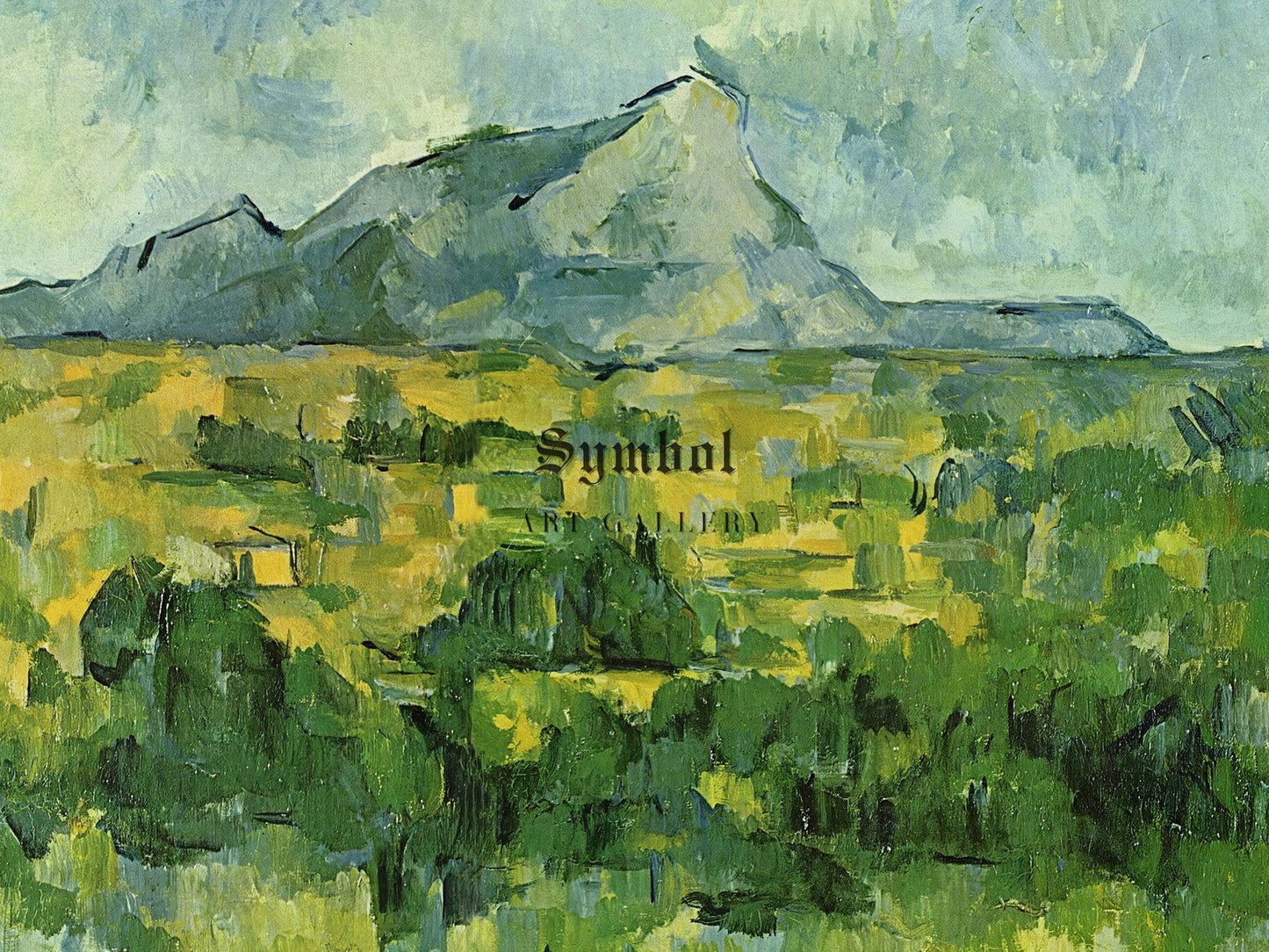 Mont Sainte Victoire by Paul Cézanne, 1904, Post Impressionism, fine art print