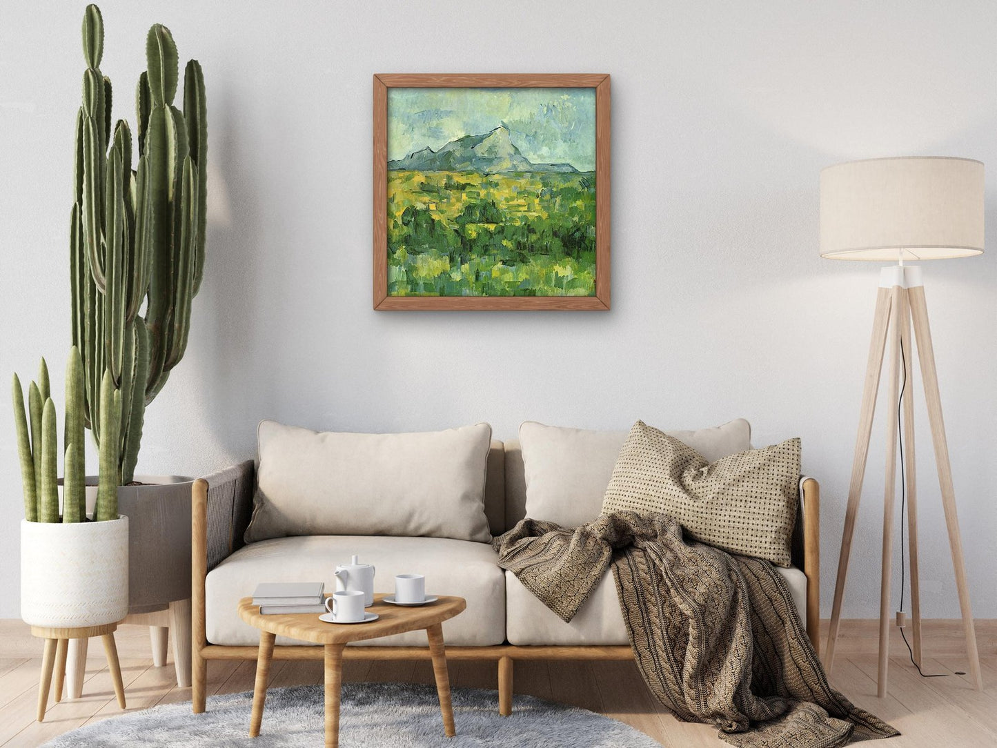 Mont Sainte Victoire by Paul Cézanne, 1904, Post Impressionism, fine art print