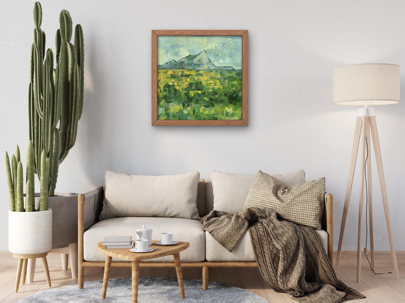 Mont Sainte Victoire by Paul Cézanne, 1904, Post Impressionism, fine art print