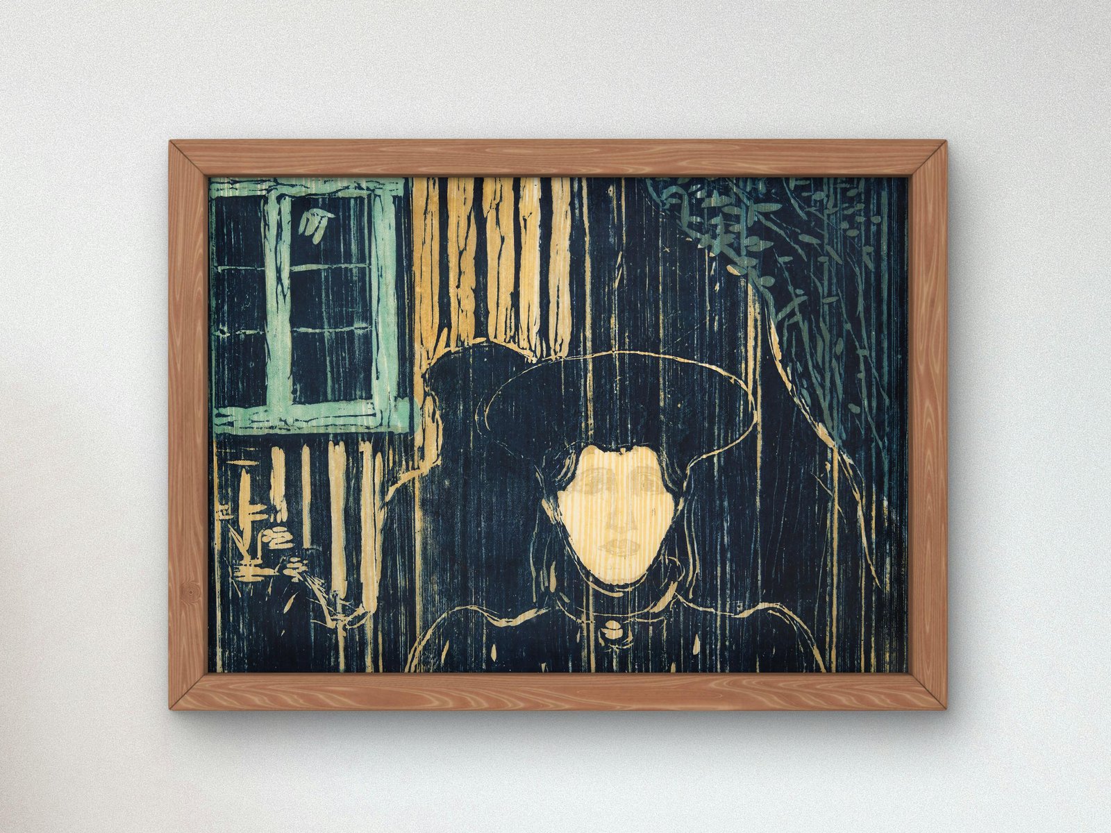 Moonlight by Edvard Munch, 1896, Expressionism and Fauvism, fine art print