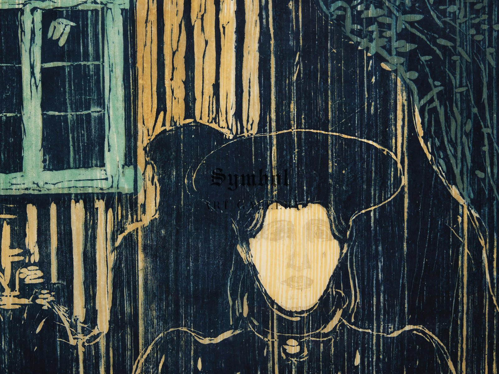 Moonlight by Edvard Munch, 1896, Expressionism and Fauvism, fine art print