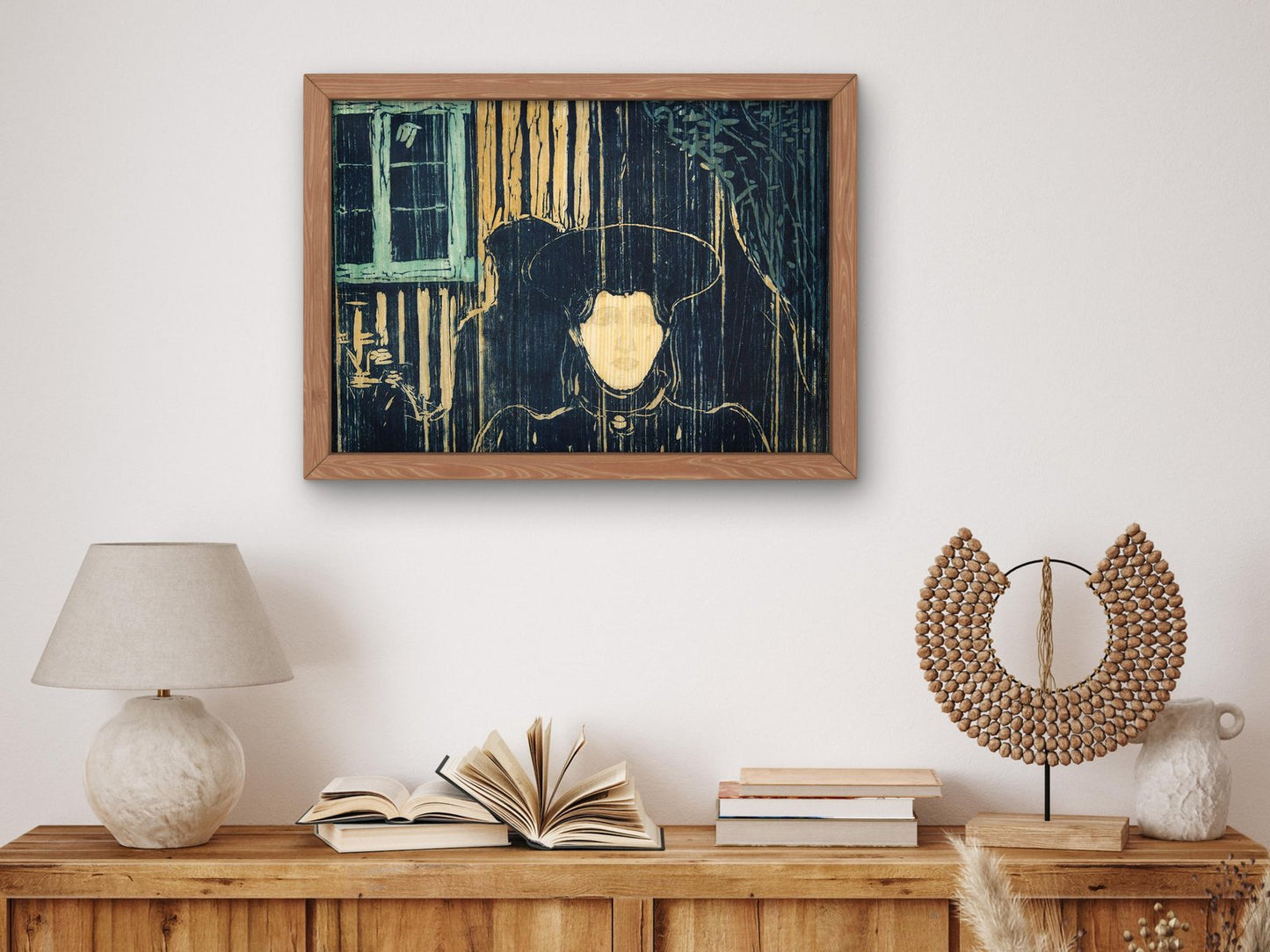 Moonlight by Edvard Munch, 1896, Expressionism and Fauvism, fine art print